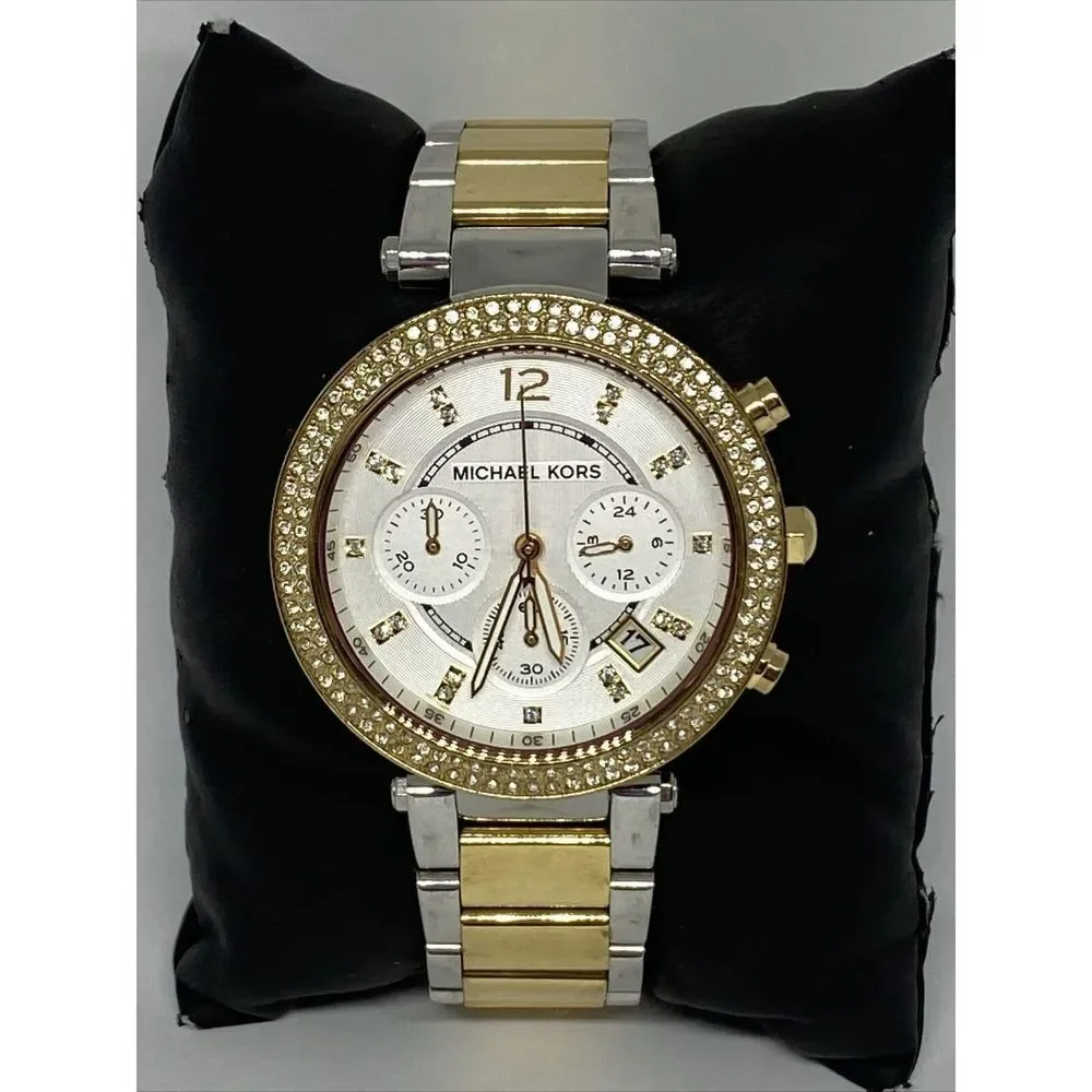 Michael Kors Parker MK5626 Womens Stainless Steel Analog Silver Dial Watch MP850